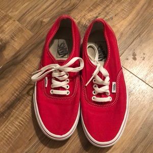 Classic Vans - red